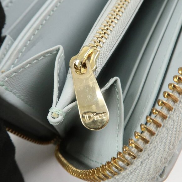 ❤️Authentic Christian Dior Canage Patent Leather Zippy Long Wallet❤️ - Picture 9 of 16